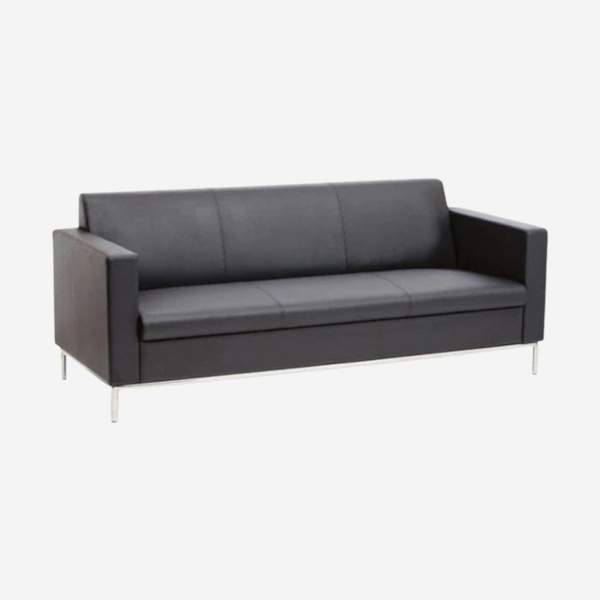 3 Seater Leatherette Sofa - KITKAT3S