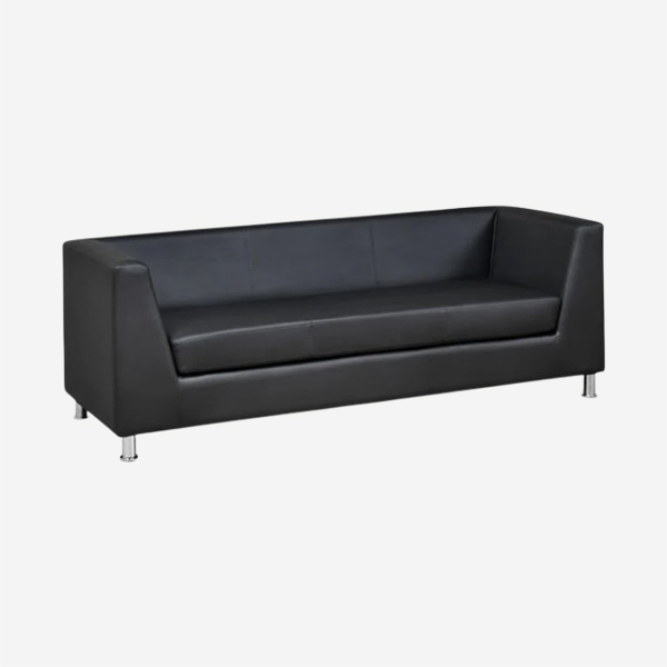 3 Seater Leatherette Sofa - LEO3S